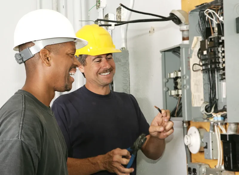 electricians happy